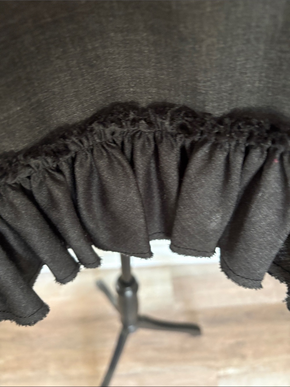 COS Black Sleeveless Ruffle-Hem Tank - Picture 5 of 5